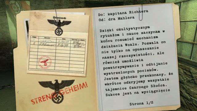 Wolfenstein (2009) Cz16 Baza Badań Paranormalnych SS. (Misja Poboczna)