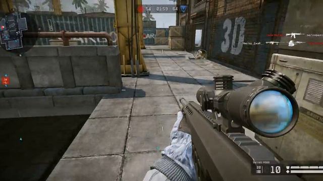 Играю в Warface командный бой док с беретой