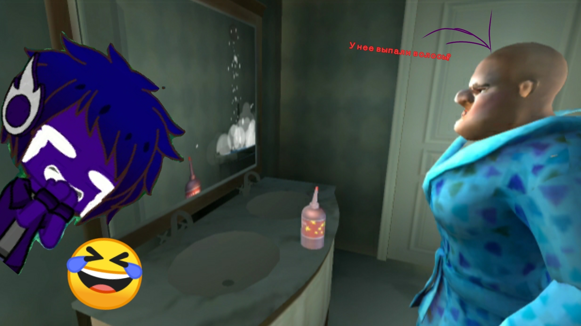 У УЧИЛКИ ВЫПАЛИ ВОЛОСЫ!? 🤣🤣🤣 §§§