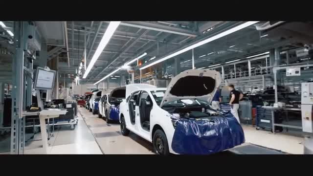 Корпоративный ролик сборочного производства Volkswagen