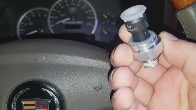 Замена датчика давления масла