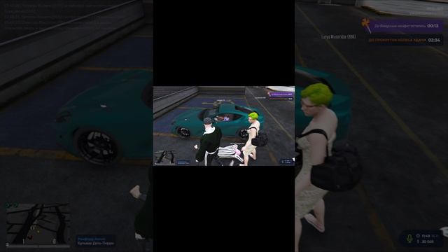 Несчастный случай на парковке в Gta5rp Shorts #shorts