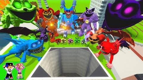 ЯМА СОНИКА ТЕЙПС и КЭТНЭП ПОППИ ПЛЕЙТАЙМ 3 в МАЙНКРАФТ ДЕВУШКА НУБ ВИДЕО ТРОЛЛИНГ MINECRAFT