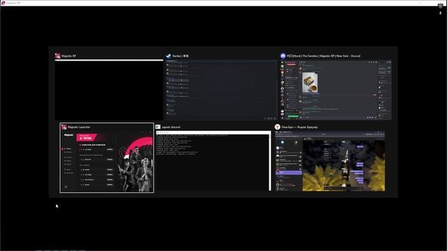 черный экран