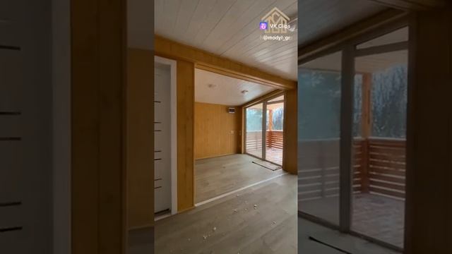 Только что установленный новый модульный дом. Небольшой румтур.