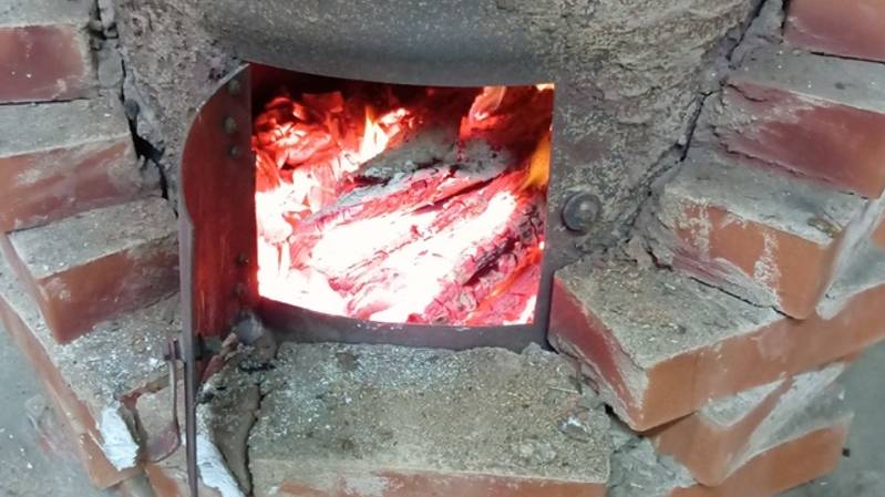 Гаражная печь из советской бочки