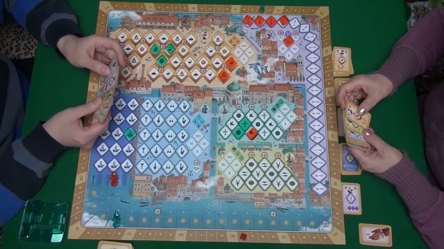 514 Венецианская мозаика I Играем в настольную игру. Mille Fiori Board Game. (1080p)