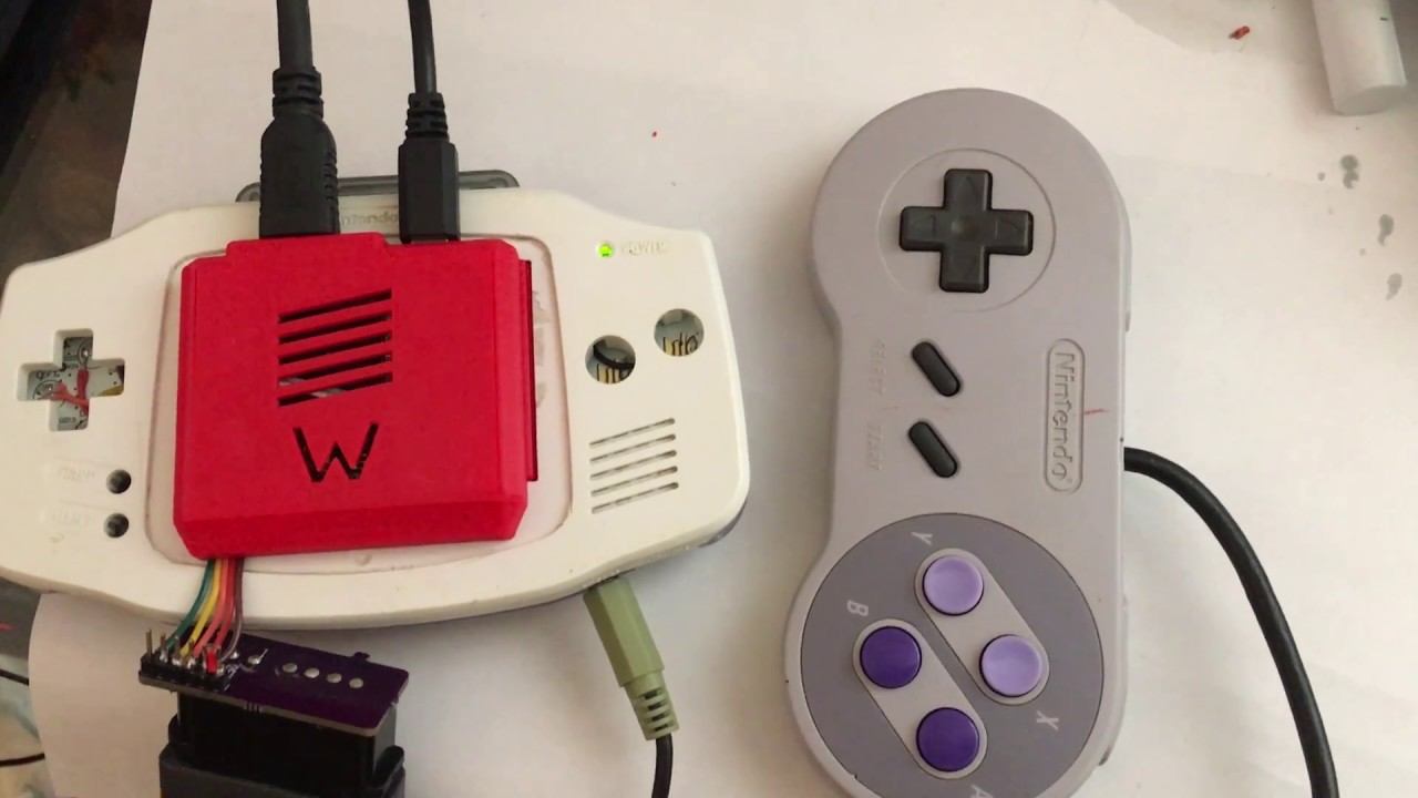 Gameboy Advance HDMI TV Adapter, Controller Test