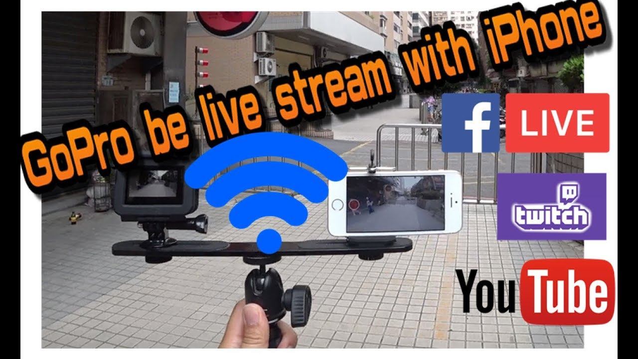 GoPro Live Streaming Comparsion Between WI-FI And HDMI Connect With IPhone