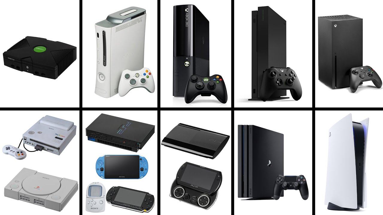 The Evolution of All PlayStation  XBOX Consoles 1991-2020