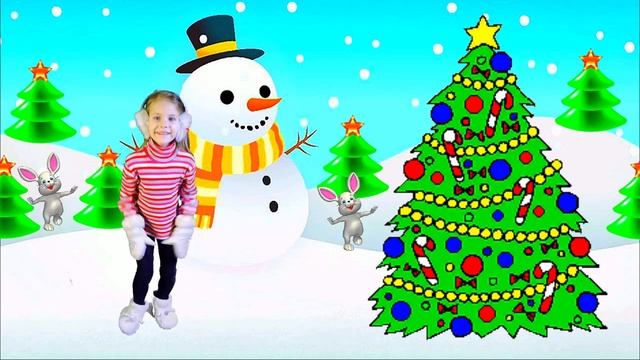 Ёлочки не холодно зимой 🌲❄️☃️ Детские песенки для Детей ☀️