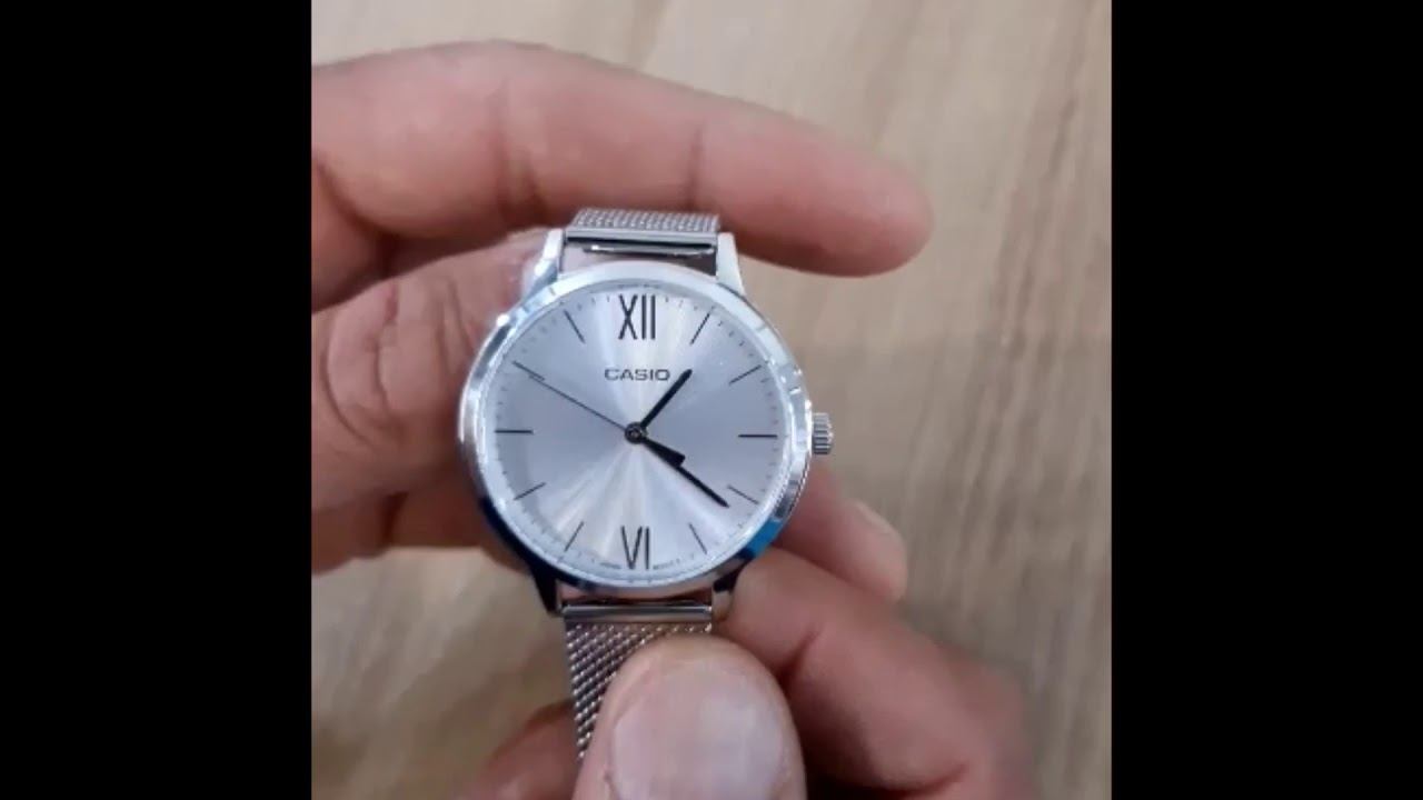 Часы женские Casio E157M 7AEF, стальной корпус