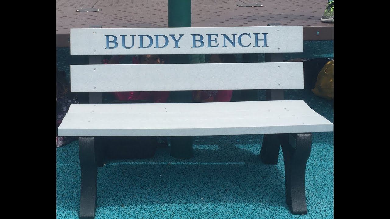Wood School Buddy Bench