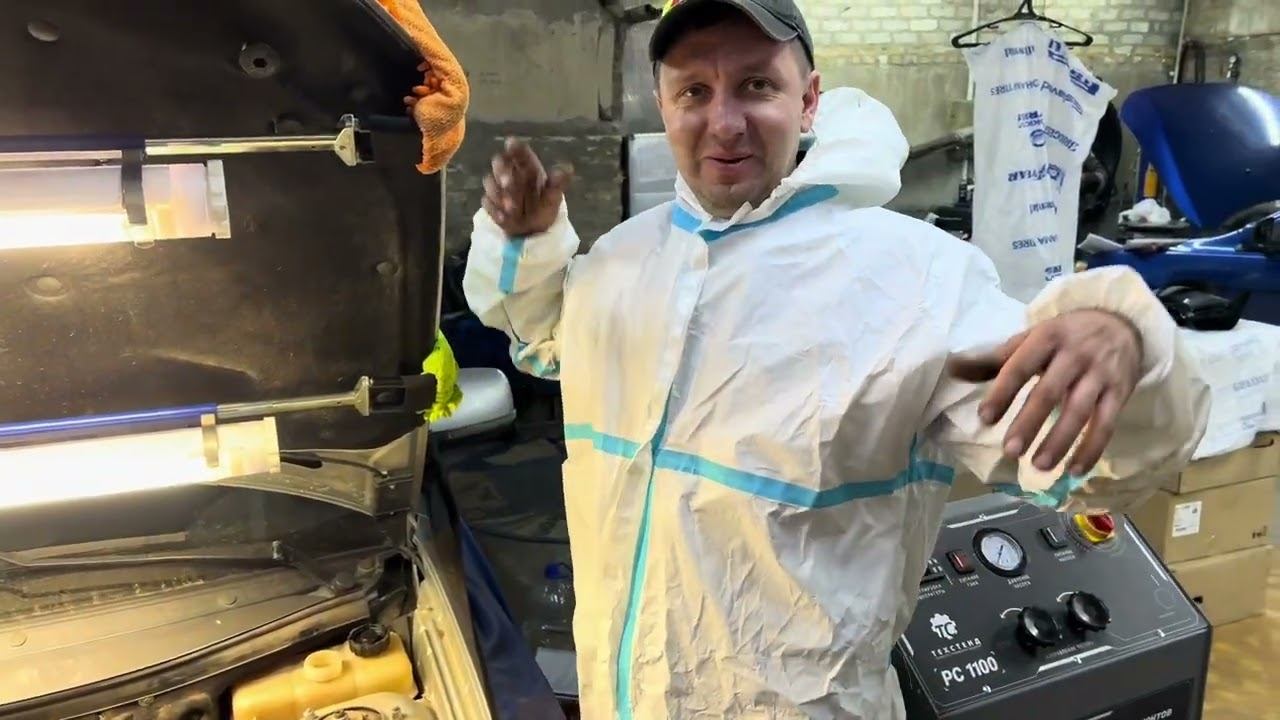 Промывка радиатора печки приора