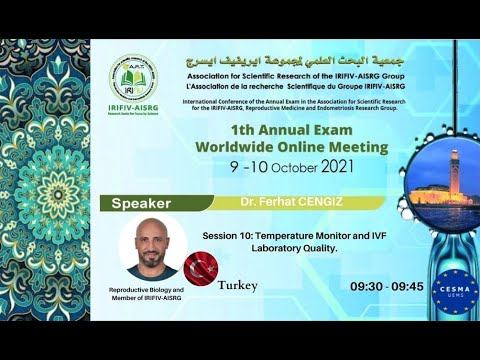 Temperature Monitor And IVF Laboratory Quality. - Dr. Ferhat CENGIZ . Turkey