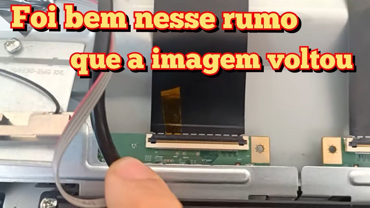 TV Semp TCL  50 polegadas  50P715 . sem imagem .. tela acende bem fraquinho.. defeito de tela!! 