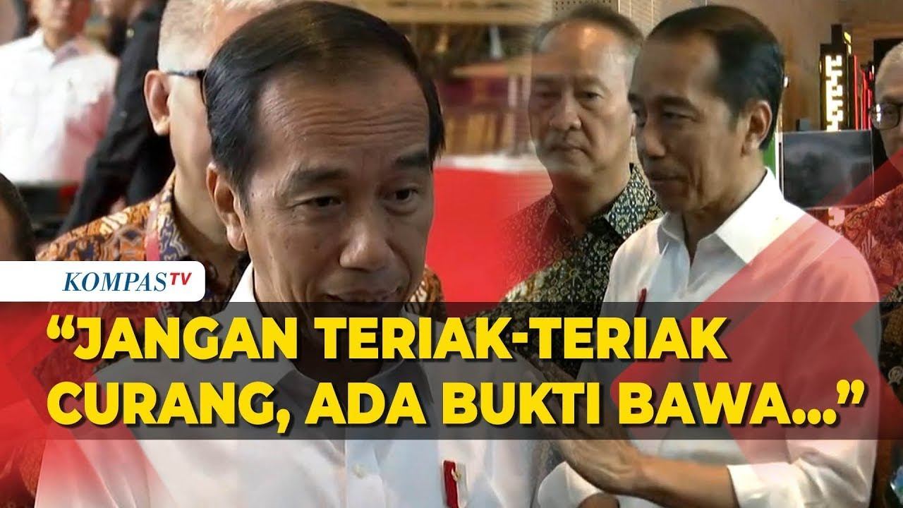 Jokowi: Jangan Teriak Teriak Curang, Ada Bukti Bawa Ke Bawaslu Dan MK!