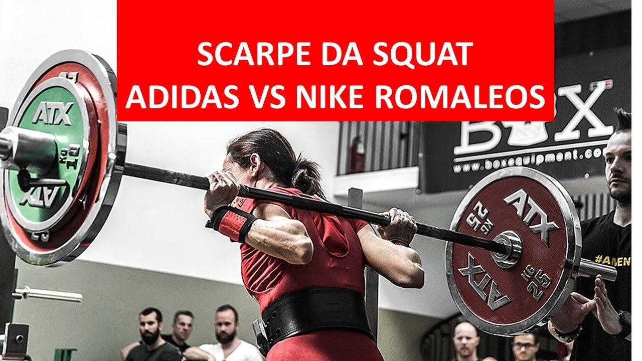 SCARPE DA SQUAT. ADIDAS VS ROMALEOS
