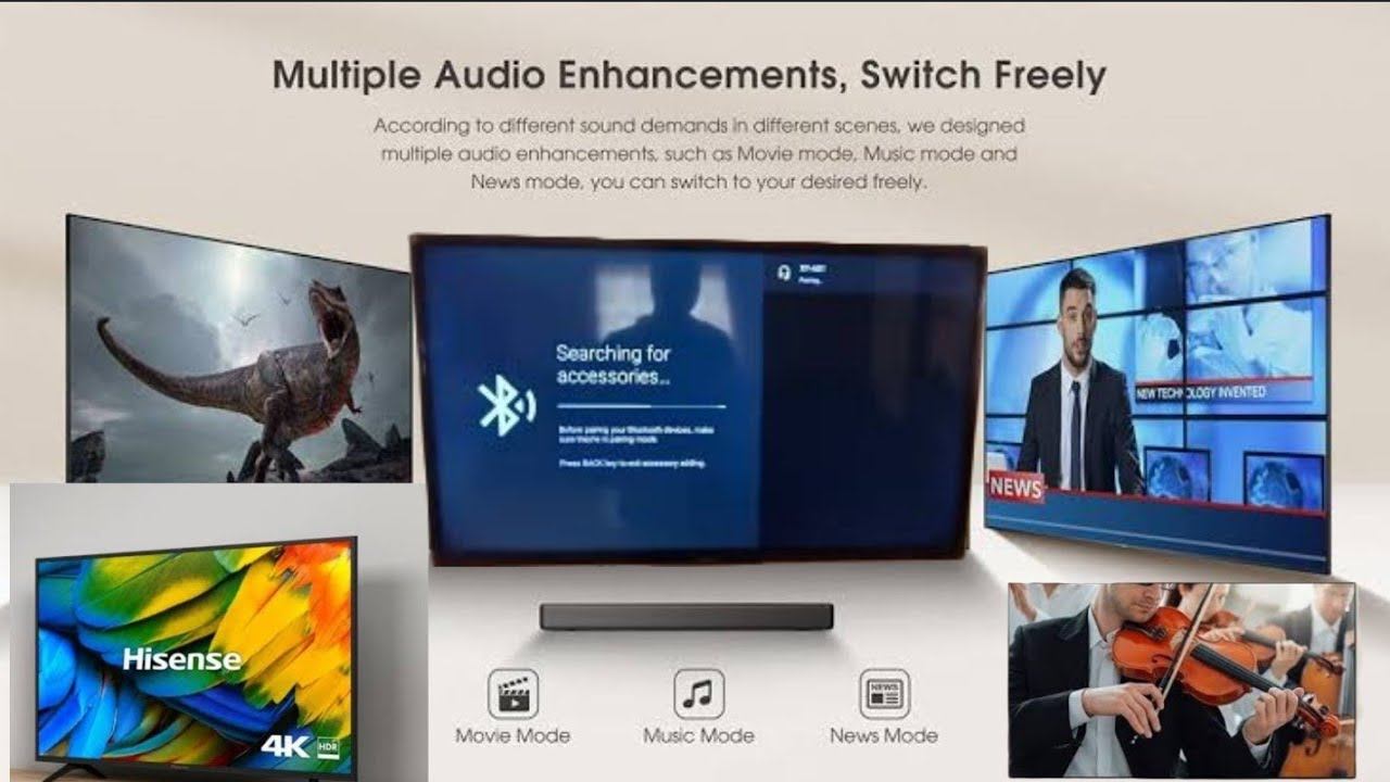 How To Connect  Hisense Smart Tv To Your Bluetooth Speaker (Woofer) #hisensetv #bluetoothspeaker