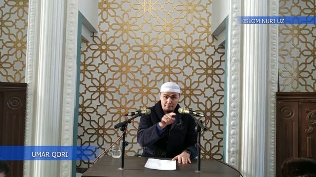 УМАР КОРИ ТАСИРЛИ МАРУЗА | UMAR QORI TASIRLI MARUZA