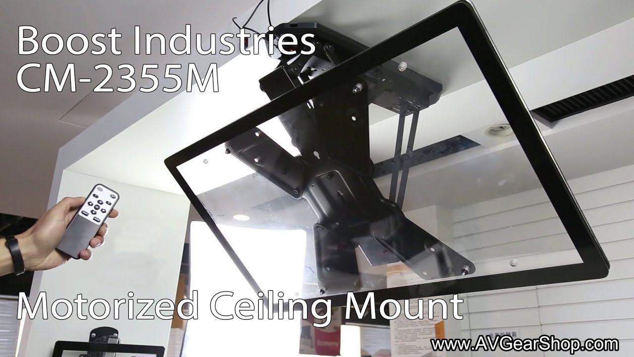 Boost Industries CM-2355M Motorized Flip Down TV Ceiling Mount