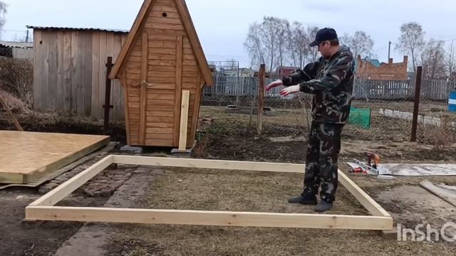 ПОСТРОЙКА ХОЗБЛОКА СВОИМИ РУКАМИ/ ХОЗБЛОК НА ДАЧЕ ЗА 30 МИНУТ/БЫСТРО ДЕШЕВО ЛЕГКО