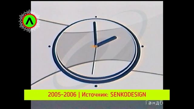 Эволюция часов телеканала 7 ТВСемёрка