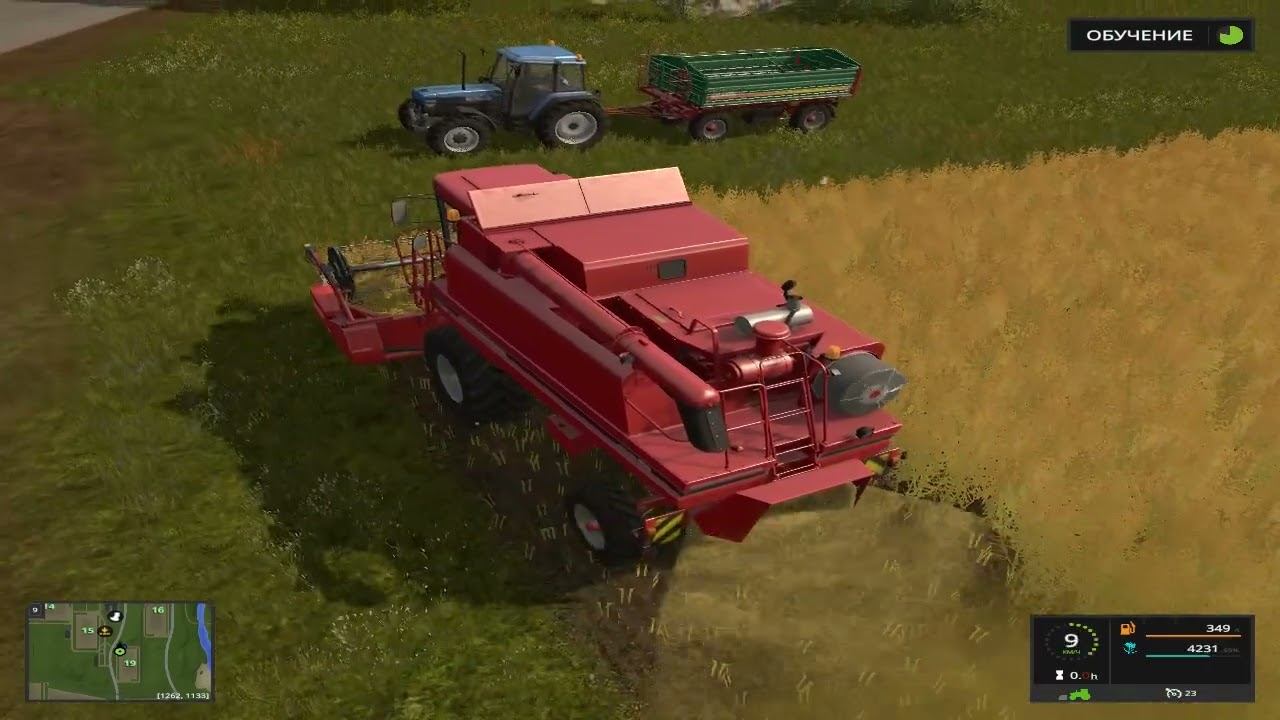 прохождения Farming Simulator 17  обучение 1 глава 