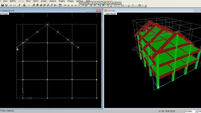 Bahasa Indo ; Villa Modelling SAP 2000 Part 2 Dari 2 ; Purlin, Slab, Balok, Kolom