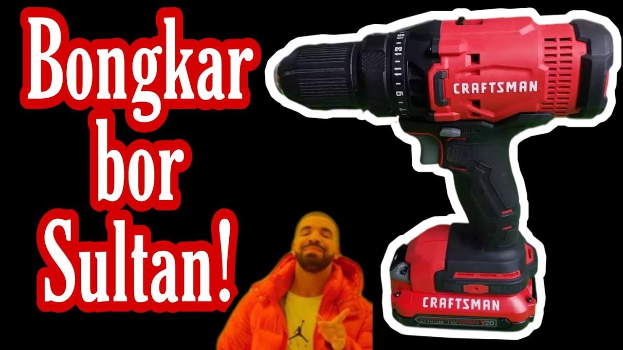 CRAFTSMAN CORDLESS DRILL 20 VOLT-unload for maintenance