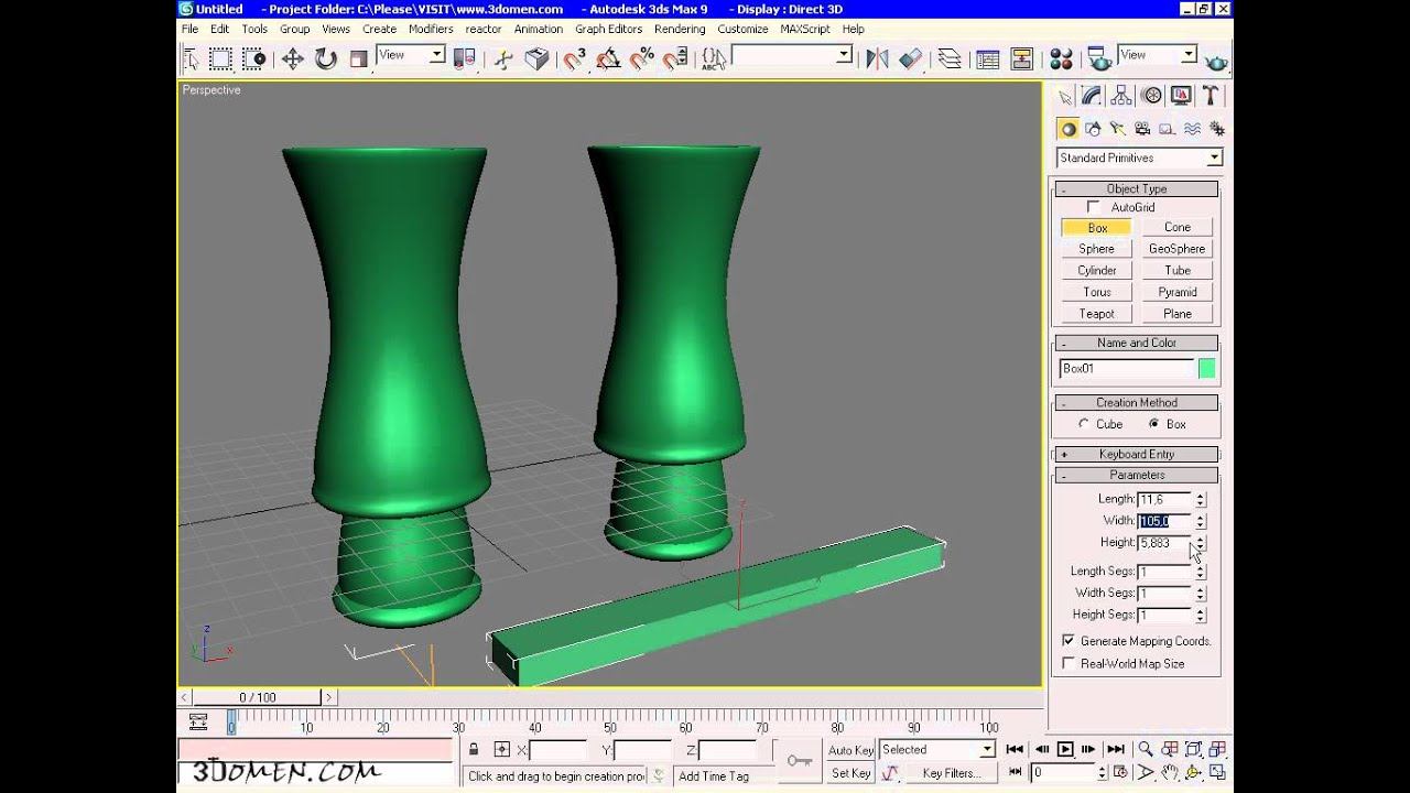 Модификаторы 3ds Max