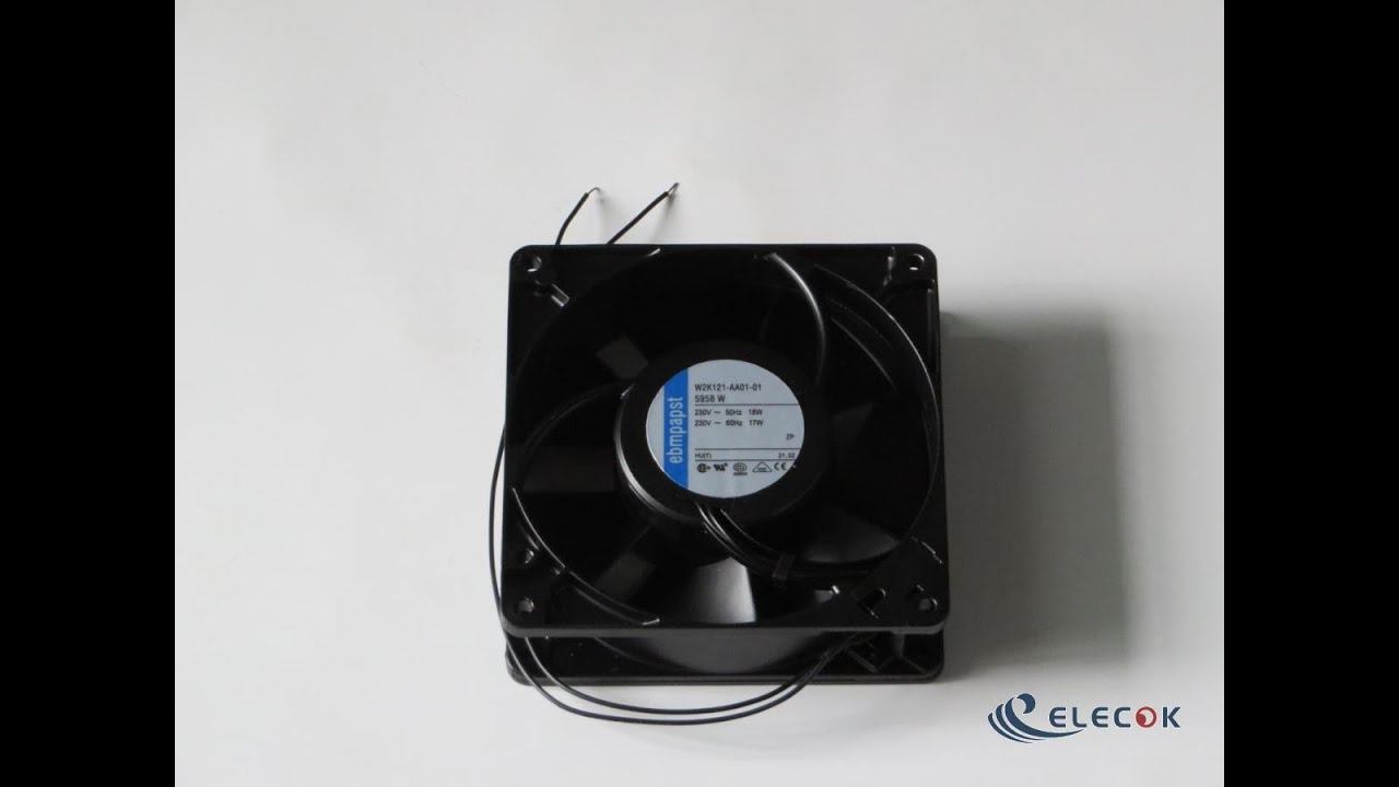W2K121-AA01-01 230V 17/18W 2wires Cooling Fan