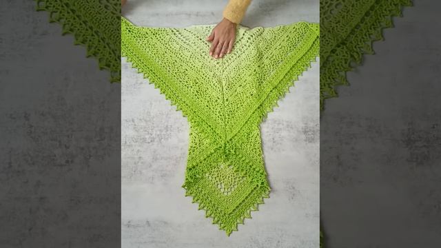 Как красиво сложить шаль