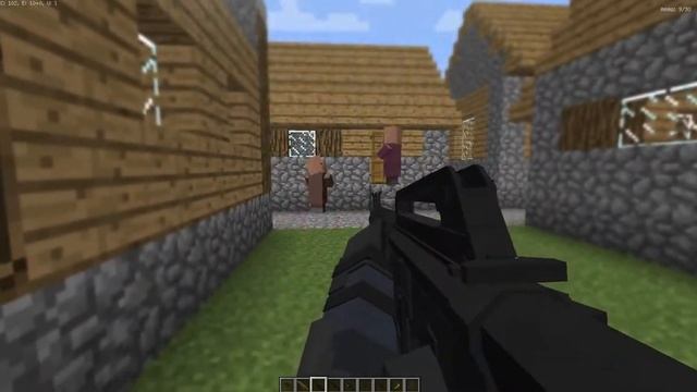 Minecraft обзор на мод Modern Warfare