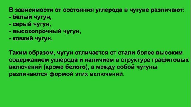 Чугун это... Термины и определения, что такое чугун
