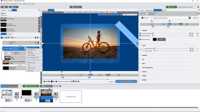 Create It! Parallax Title Slide