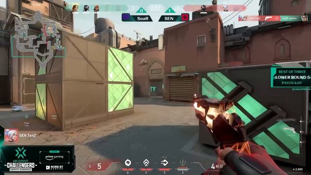 Sentinels Vs SoaR - HIGHLIGHTS | VALORANT Champions Tour 2022 - NA - Stage 2 - Qualifier 2