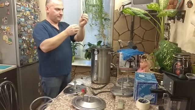 Автоклав Дымка 2,0  23л ( распаковка ,проверка )
