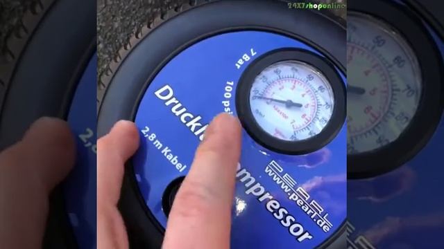 Portable Car Air Compressor, 260 PSI DC 12V Air Compressor