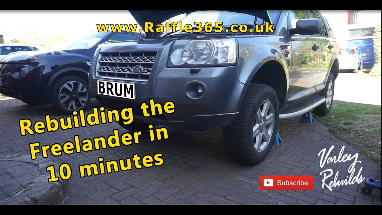 Rebuilding A Land Rover Freelander 2 In 10 Minutes - Read The Description For The Story Of This Car