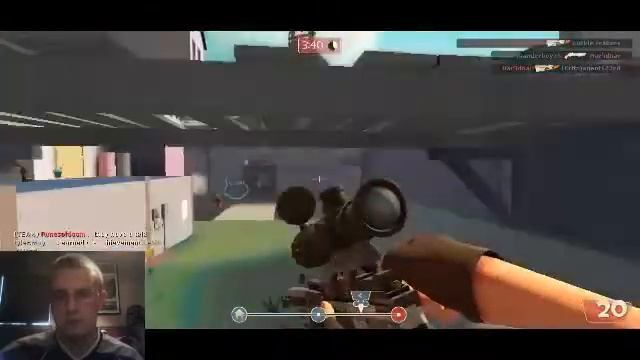 Team Fortress 2 Sniper Spree 20 Kills 1 Life (15 Headshots)