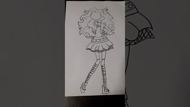 Как нарисовать Монстр хай