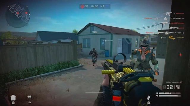 Warface Clip 10 KillStreak With Golden Dragon AM-17