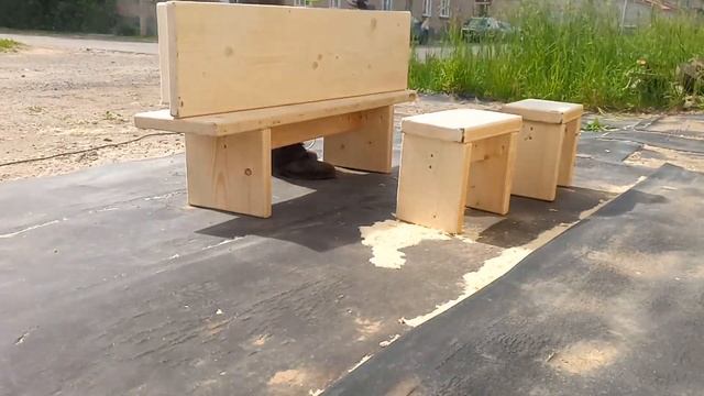 Лавки в д.Сад...