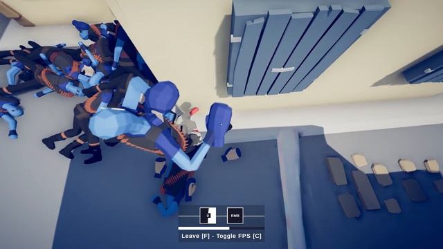 ONE KICK KEVIN Vs FORTRESS TEAM UNITS - TABS - Totally Accurate Battle Simulator
