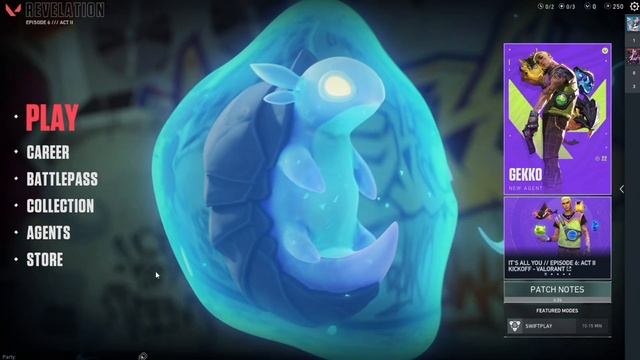 VALORANT Episode 6 ACT 2 Lobby Theme BGM | #valorant | GEKKO Main Menu Theme BGM | NEW Agent