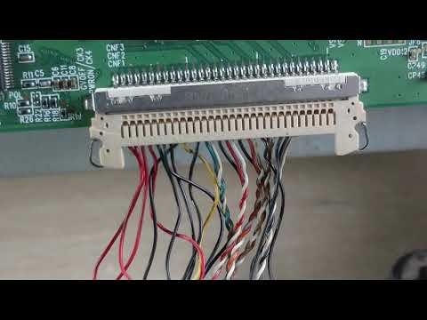 Panasonic Lcd TV No Display Problem #T-CONicCM1801B Panel No. V320B6-XC04 CHIMEI INNOLUX