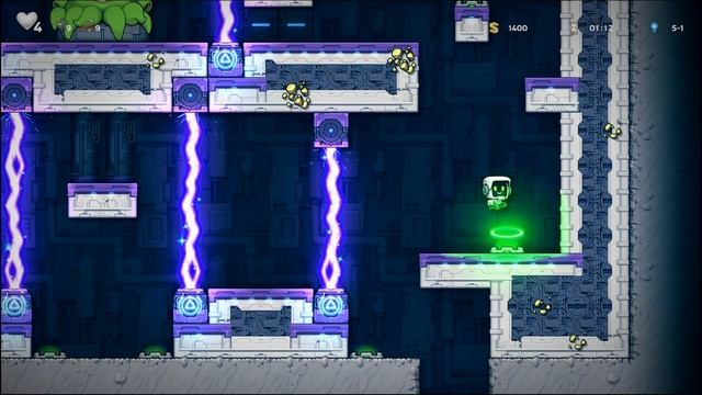 Spelunky 2 Secret SPACESHIP LAMAHU Boss Plasma Cannon And Alien Compass
