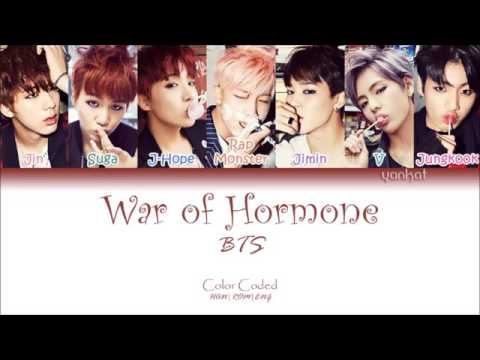 Bts방탄소년단war of hormone lyrics.