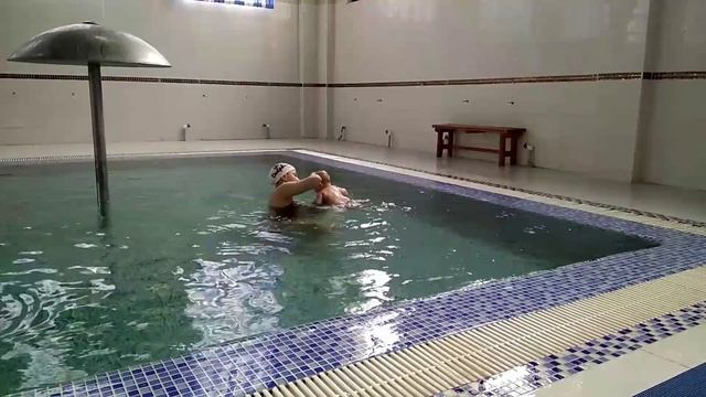 Второй день в бассейне